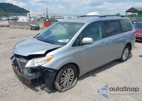 2014 Toyota Sienna Xle V6 8 Passenger from USA, damaged, VIN 5TDYK3DCXES443747